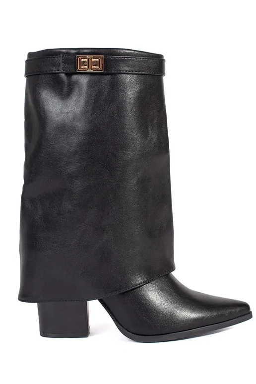 black elegant Inomens boots on highheels black elegant Inomens boots on highheels