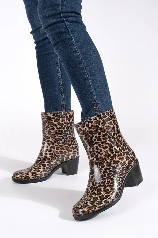 Guminiai batai leopardo rašto