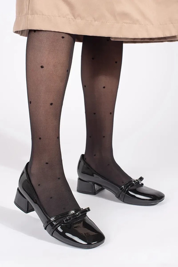 black lacquered High heels... 2