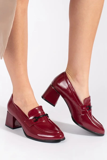 burgundy shoes Inomens... 2