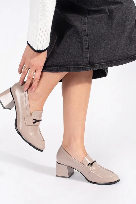 beige shoes Inomens moccasins on...