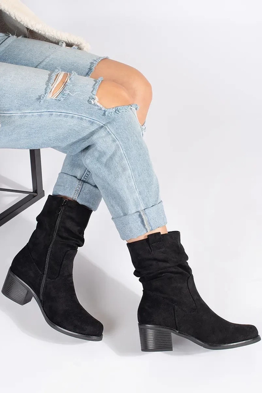black Inomens boots In stylu... black Inomens boots In stylu...
