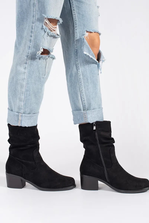 black Inomens boots In stylu... black Inomens boots In stylu...