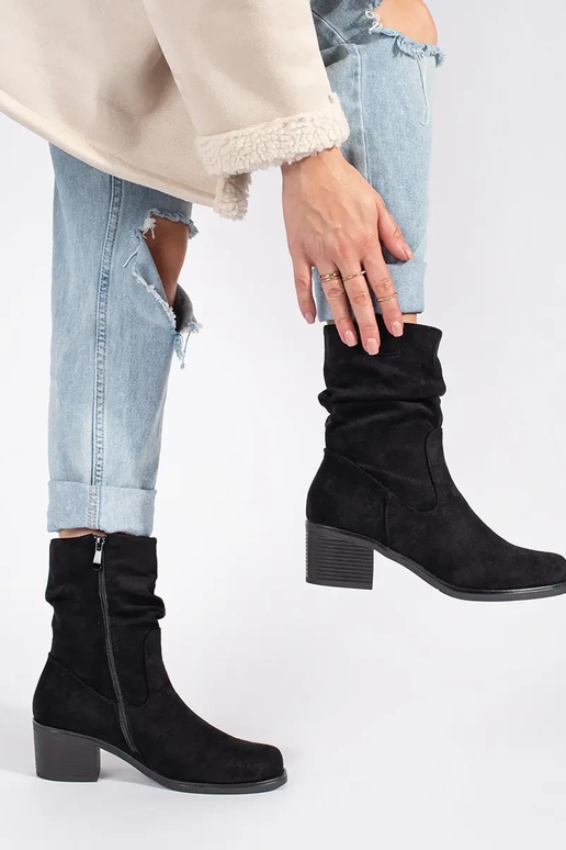 black Inomens boots In stylu... black Inomens boots In stylu...