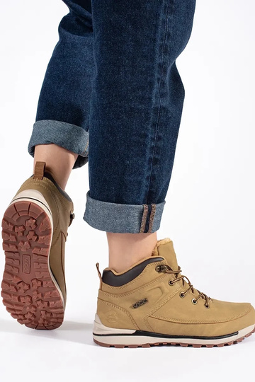 Brązowe ocieplane buty... 2