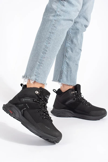 Czarne ocieplane buty... 2