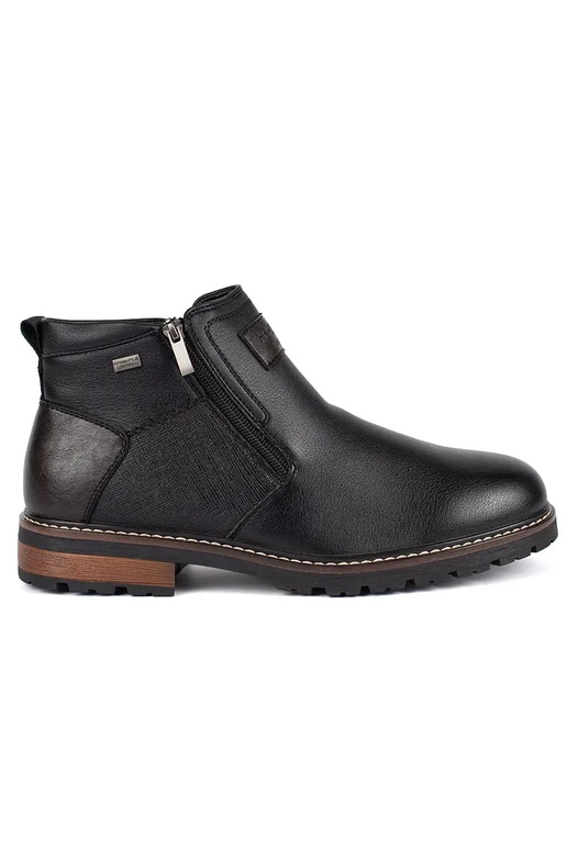 black insulated Chelsea boots mens