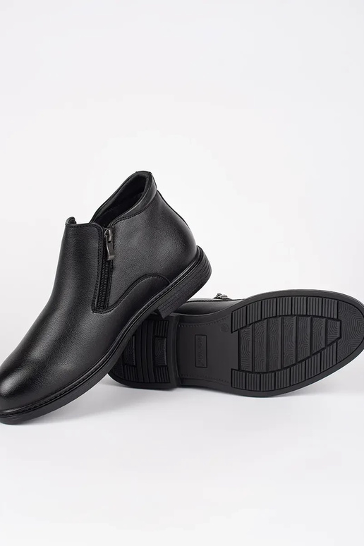 black Ininter boots mens insulated