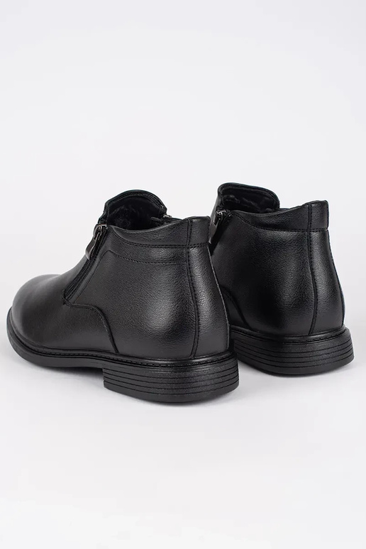 black Ininter boots mens insulated