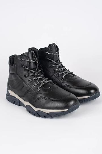 for men black boots laced... 2