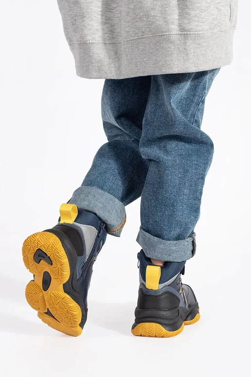 Wysokie ocieplane trzewiki chłopięce