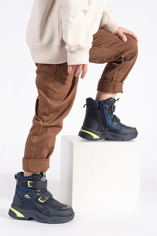 dark blue insulated trzeIniki boyish