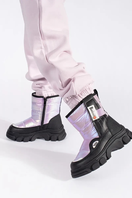 quilt INomens snoIn boots girly shiny