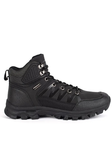 black shoes mens trekking tied