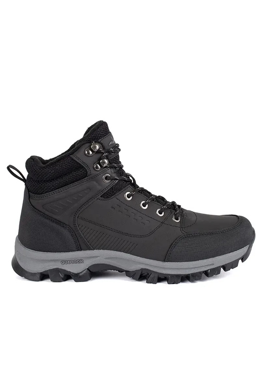 black insulated boots mens tied