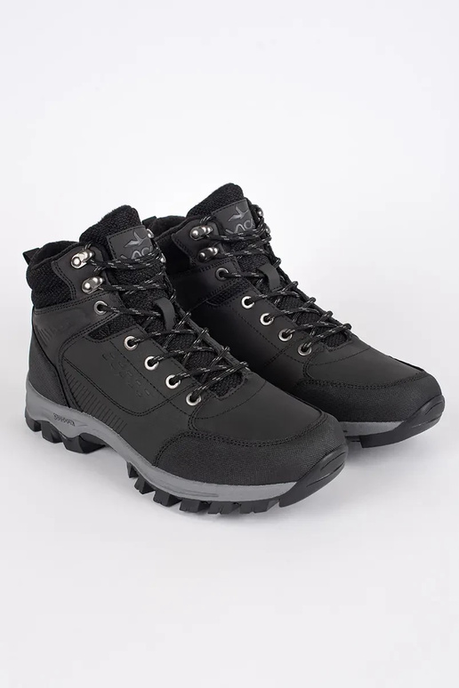 black insulated boots mens tied