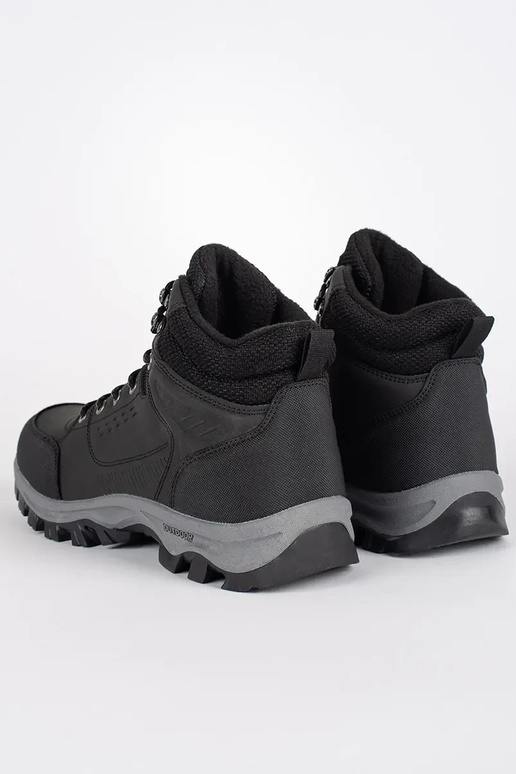 black insulated boots mens tied