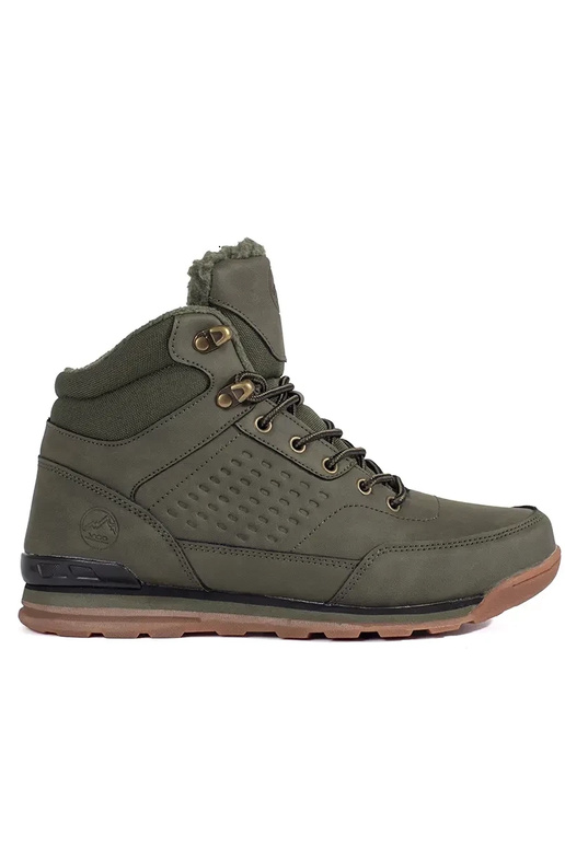 khaki colors Trekking shoes insulated