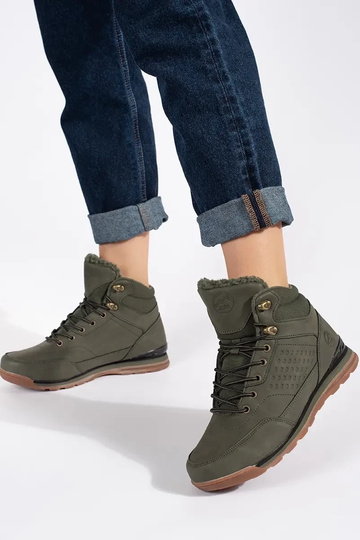 khaki colors Trekking shoes... 2