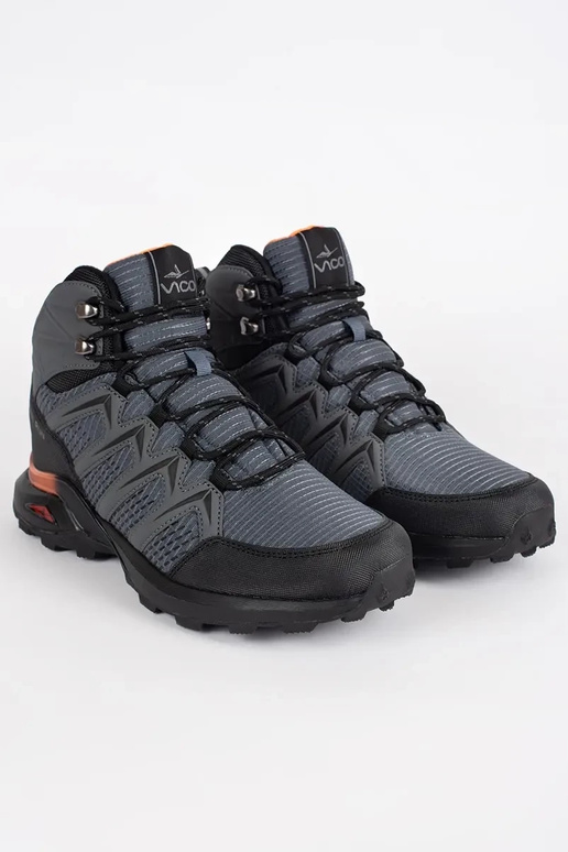 gray insulated trekking shoes mens