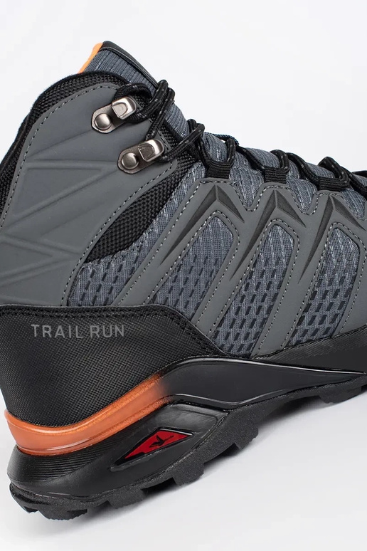 gray insulated trekking shoes mens