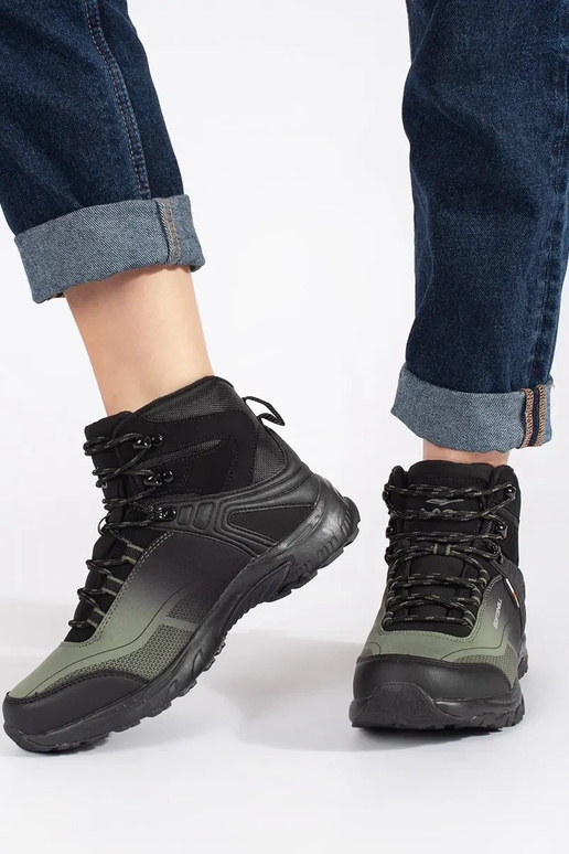 Black and-green Trekking shoes Black and-green Trekking shoes