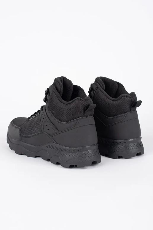 black trekking shoes mens insulated