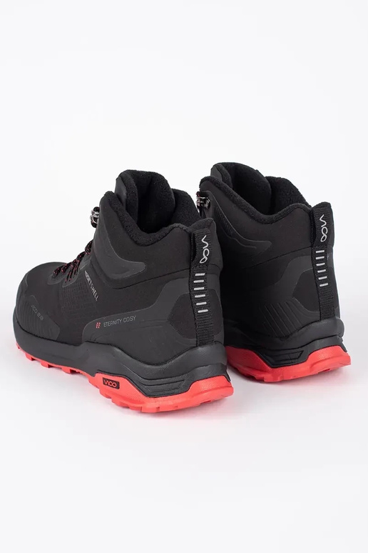 Czarno-czerwone męskie buty trekkingowe