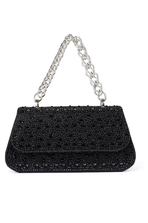 black little Handbag In cekiny ze...