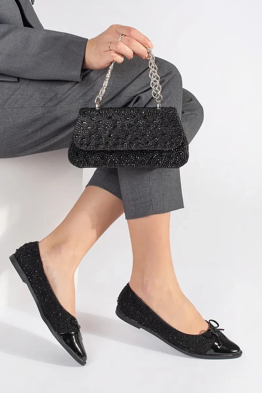 black little Handbag In cekiny ze...