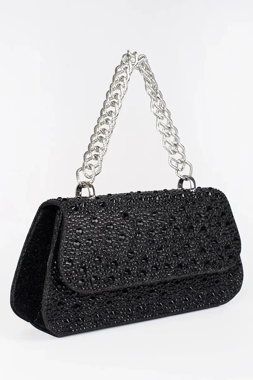 black little Handbag In cekiny ze...