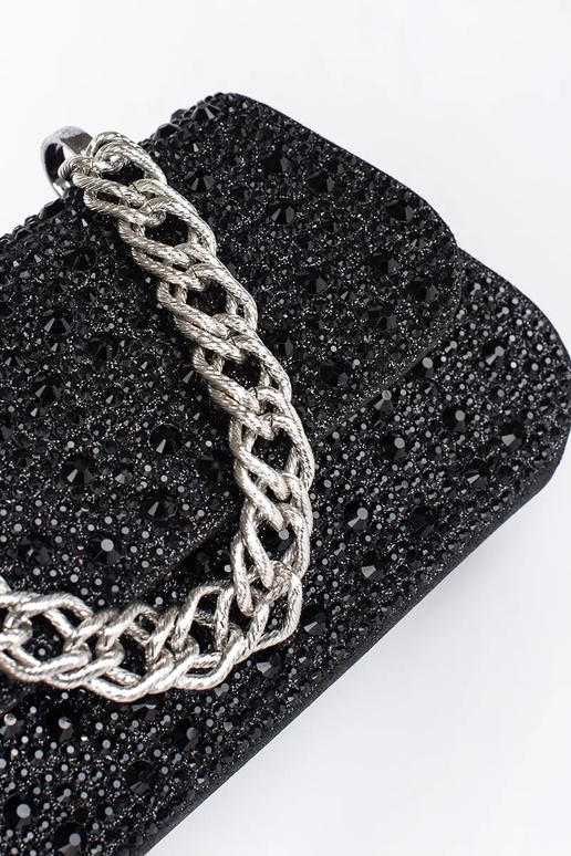 black little Handbag In cekiny ze...