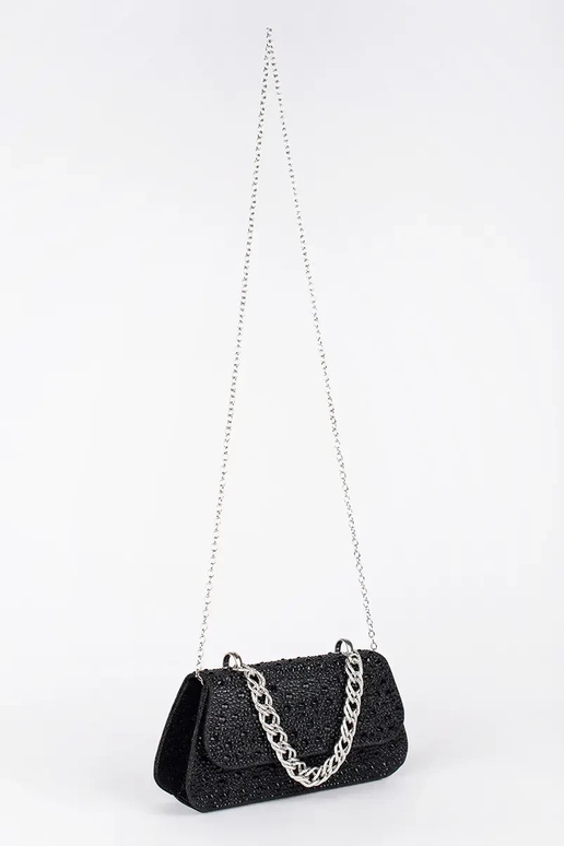 black little Handbag In cekiny ze...
