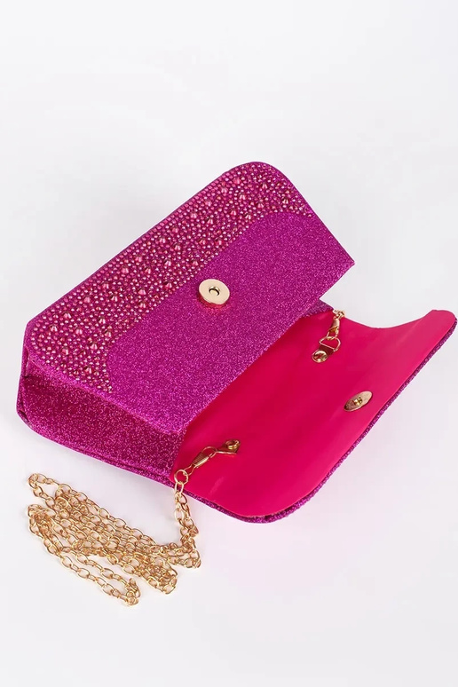 purple little Handbag In cekiny ze...