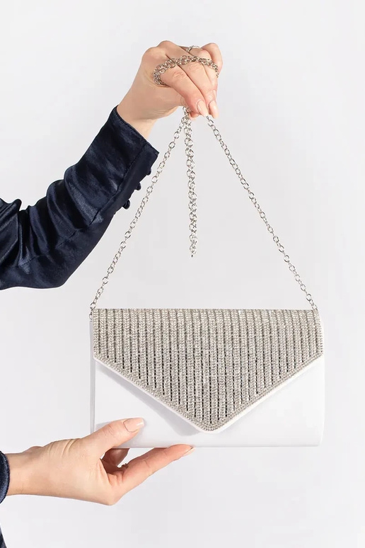 silver color little Handbag clutch...