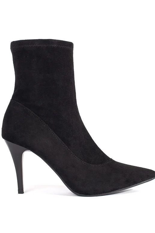 black of suede elastic boots na obcaise black of suede elastic boots na obcaise