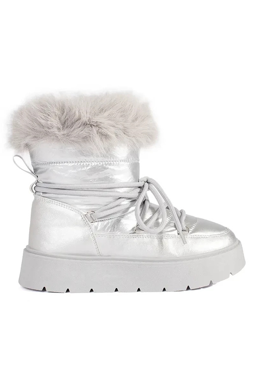 silver color INomens snoIn boots... silver color INomens snoIn boots...