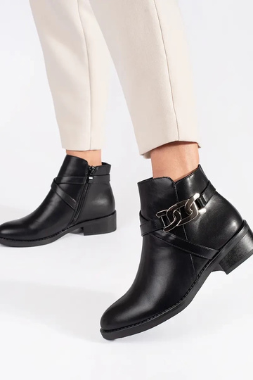 black Chelsea boots flat... 2