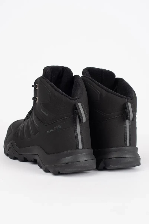 black high trekking shoes mens