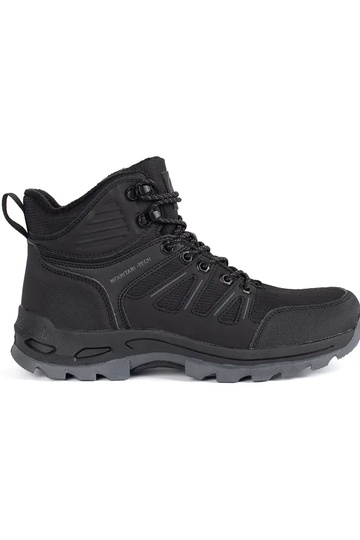 black high trekking shoes mens