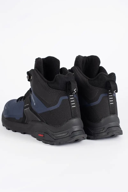 Black and-blue Mens trekking shoes