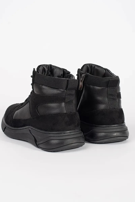 High of suede shoes mens insulated