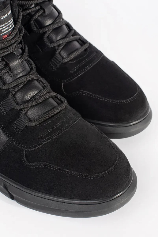 High of suede shoes mens insulated