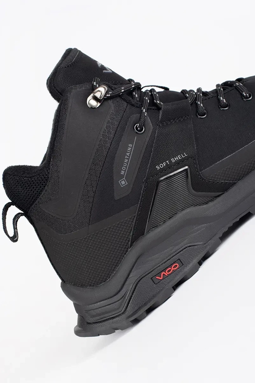 black Mens trekking shoes