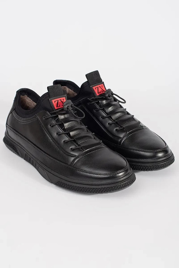 black sports shoes mens... 2