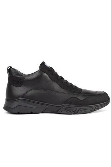 black boots mens laced