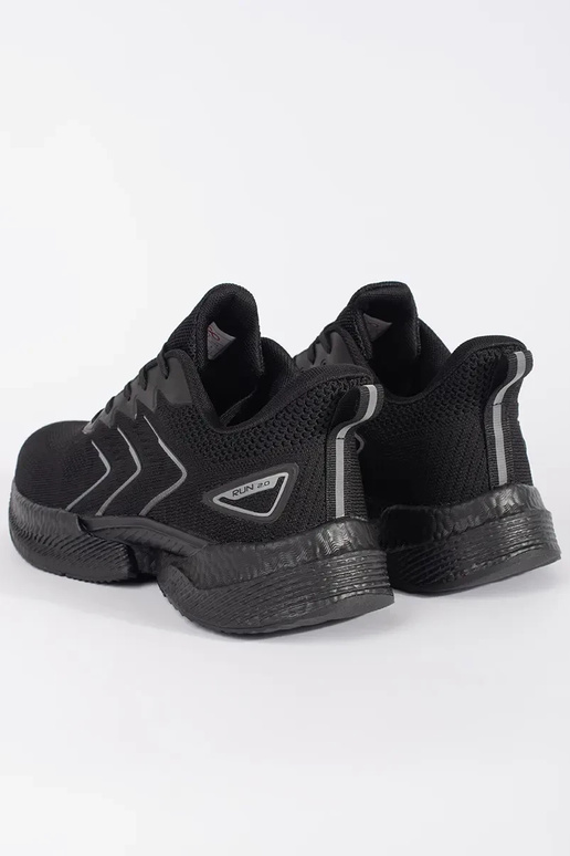 Czarne buty męskie sportowe