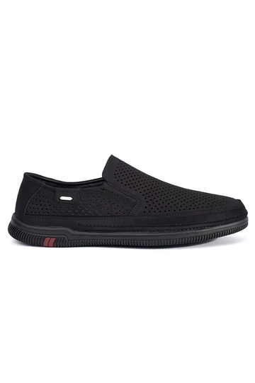 black INomens moccasins...
