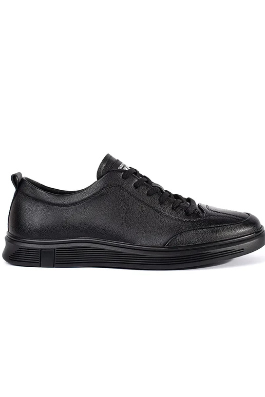 Niskie sneakersy męskie z imitacji skóry