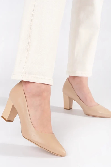 beige High heels Sergio Leone 2